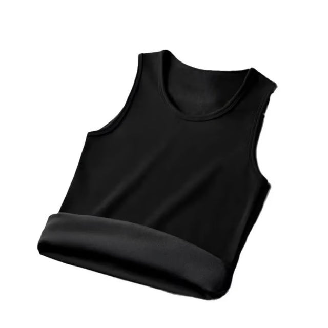 Autumn Winter Thermal Underwear - Mens Sleeveless Vest - Warm Thickening Thermo Lingerie - Thermal Undershirt Top