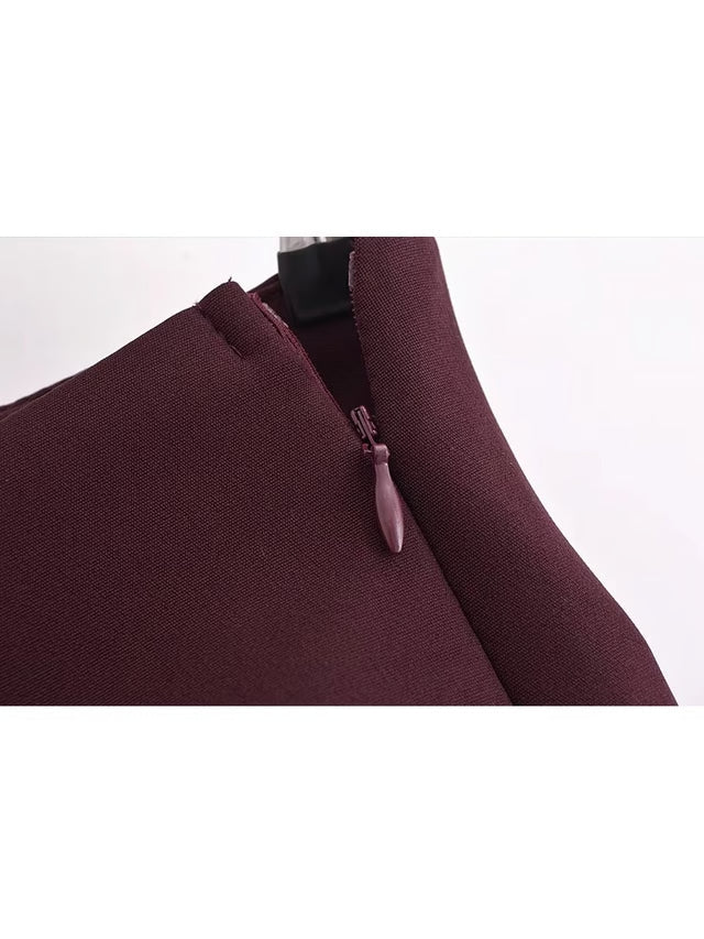 High Waist Skort with Built-In Shorts and Side Zipper for Effortless Everyday Confidence